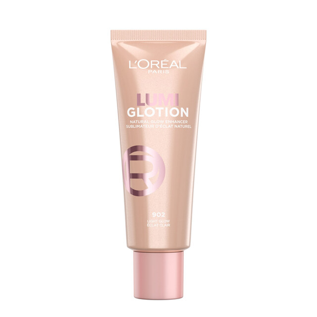 L'Oréal Paris Makeup Glotion Glow Enhancer Illuminator Highlighter - 902 Light Glow 40ml for a Natural Luminous Complexion