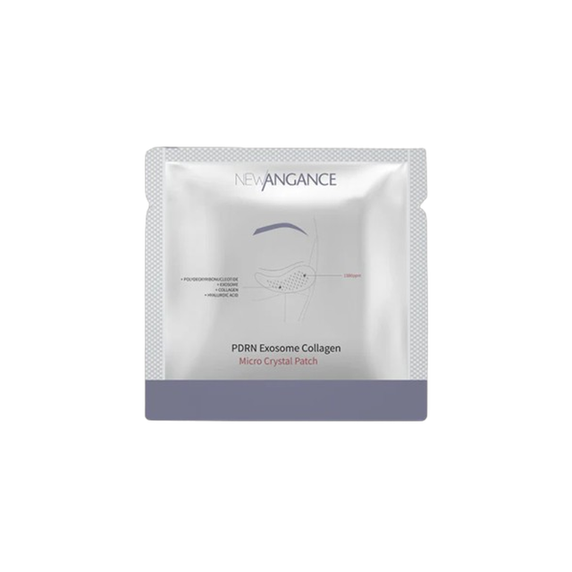 NewAngance Eye Care Micro-Crystal Patch with PDRN Collagen & Exosomes - Hydrating & Rejuvenating Treatment (1x2 Pcs)