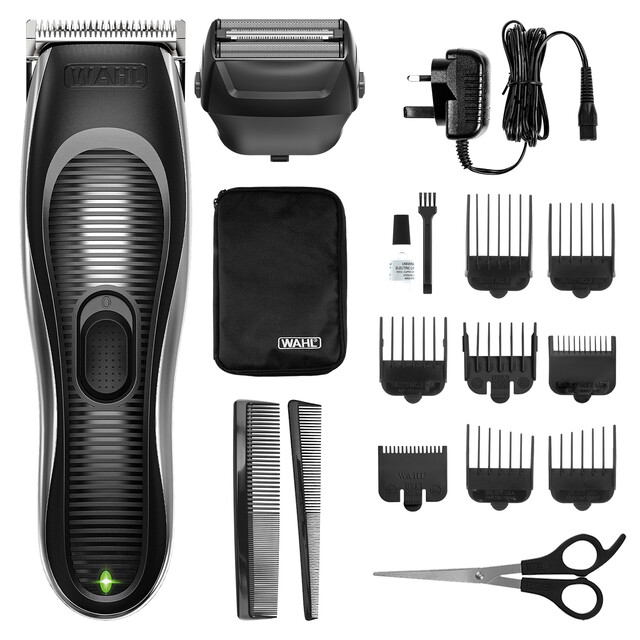 Wahl Cordless Bald & Buzz Cut Clipper Kit - Precision Head Shaver for Ultimate Close Cut Grooming, Model 3023289, Black
