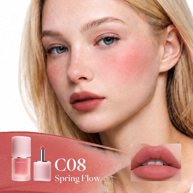 Joocyee Multipurpose Cream Blush | Shade C08 Spring Rose for a Flawless & Natural-Looking Flushed Complexion