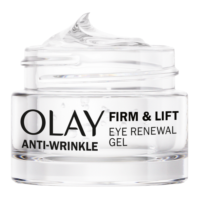 OLAY Eye Care Anti-Wrinkle Firm & Lift Eye Renewal Gel, Reduces Under Eye Puffiness & Wrinkles, 15ml