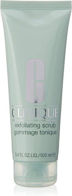 Clinique Exfoliating Scrub 100ml: A gentle facial exfoliator to remove dead skin cells and reveal smoother, brighter skin.