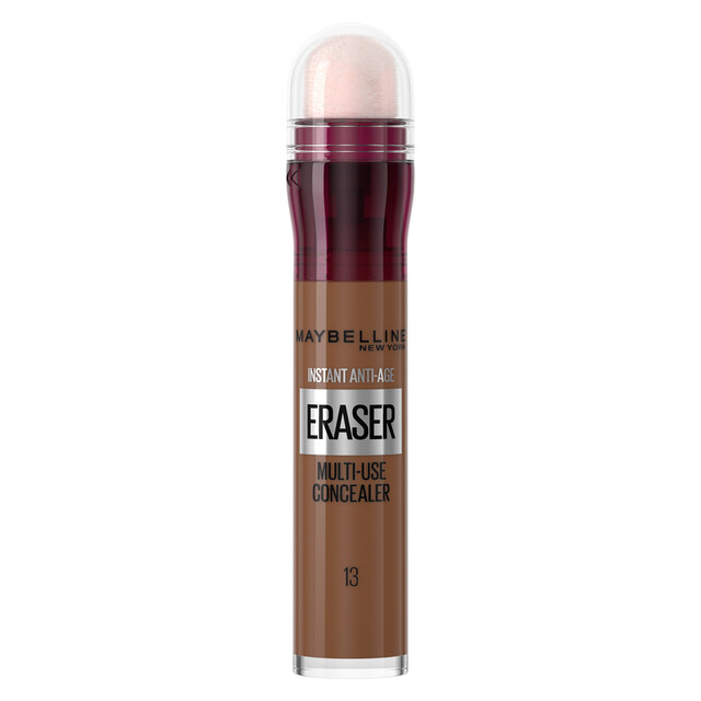Maybelline Instant Age Rewind Concealer: Multi-Use Face Eraser for Dark Circles & Blemishes in Shade 130 Cocoa, 6.8ml