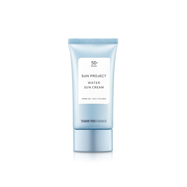 Thank You Farmer Sun Project Water Sun Cream SPF50+ PA+++ 50ml - Hydrating Sunscreen for Daily UV Protection