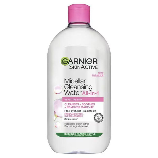 Garnier SkinActive Micellar Cleansing Water | 700ml Makeup Remover & Facial Cleanser for All Skin Types