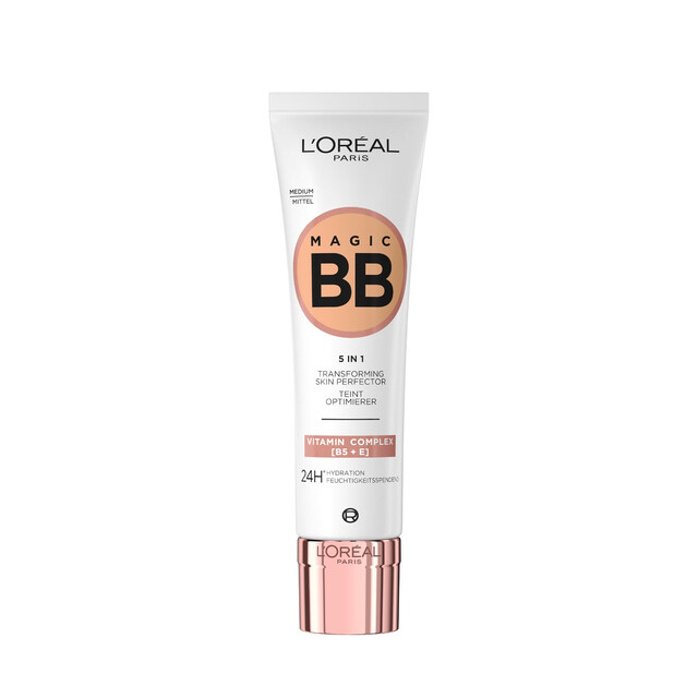 L'Oréal Paris Magic BB Cream in 04 Medium, 30ml - All-in-One Beautifying & Hydrating Tinted Moisturizer for a Flawless Complexion