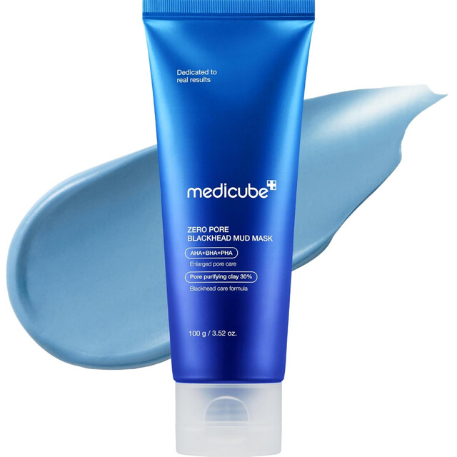 Medicube Zero Pore Blackhead Mud Mask 100g | Deep Cleansing Pore Treatment for Blackhead Removal & Skin Purification