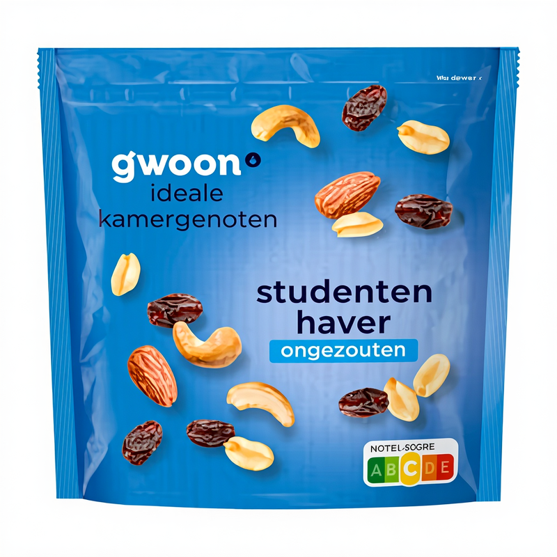 G'woon Haver Student Ongezouten - 250 g