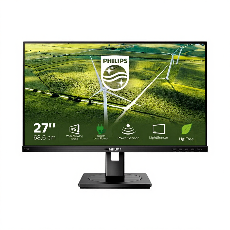 Philips 272B1G 27" Business-Monitor für Grafikdesign - Full HD IPS, höhenverstellbar, USB-Hub, integrierte Lautsprecher