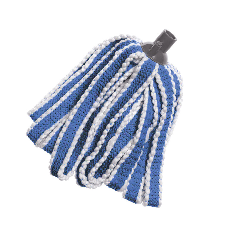 Mega Mop Replacement Refill Head - Blue & White