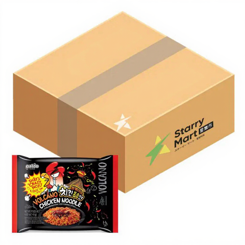 Paldo Instant-Nudeln Volcano Chicken 4 x 4 x 140 g