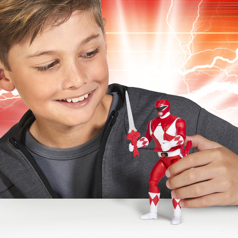 Auto Morphin Red Ranger Action Figure