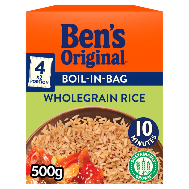 Original Boil-In-Bag Wholegrain Rice 4 Bags 500g