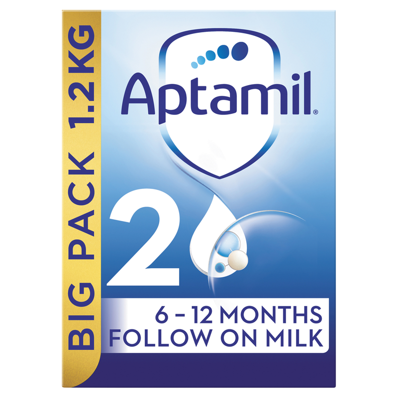 Aptamil 2 Follow On Milk 6-12 Months 2 X 600G (1.2Kg)