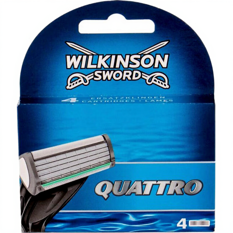 Wilkinson Sword Quattro scheermesjes - 4 st.
