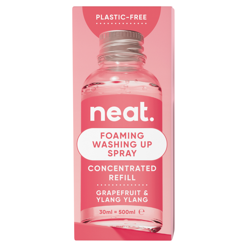 Neat Foaming Washing Up Spray Concentrated Refill Grapefruit & Ylang Ylang 30ml-makes