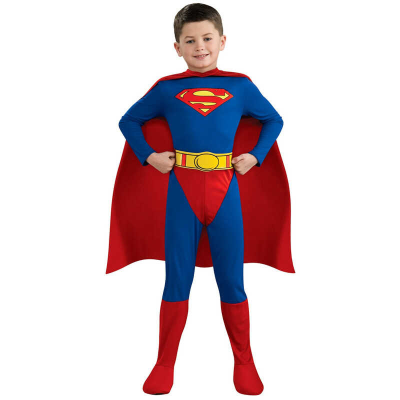 DC Superman Dress-up Costume Medium (approx. 7-9 years)
