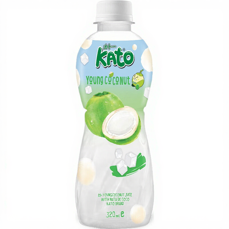 KATO Kokoswater met Nata de Coco 320 ml