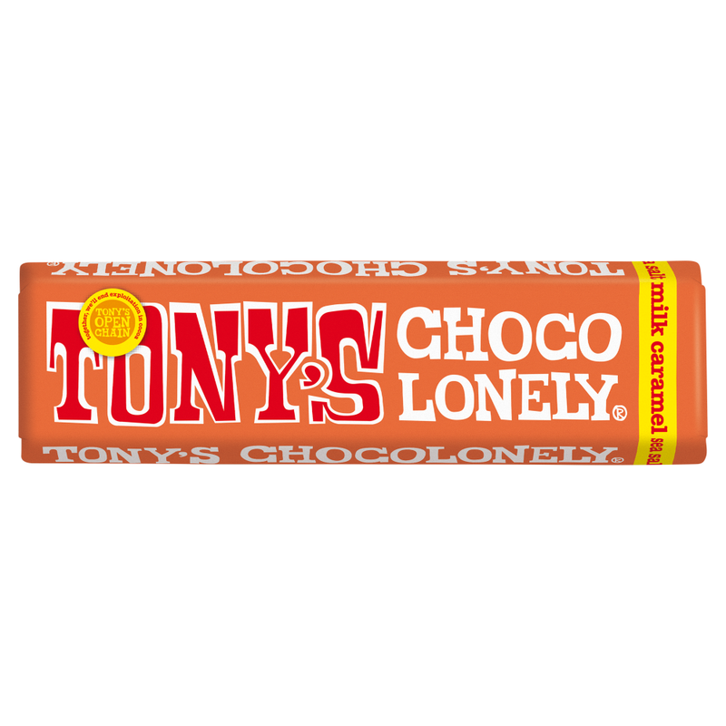 Tony's Chocolonely Milk Chocolate Caramel & Sea Salt 47G