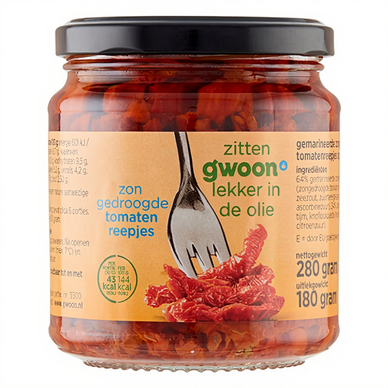 G'woon Tomaatreepjes In Olie - 280 g