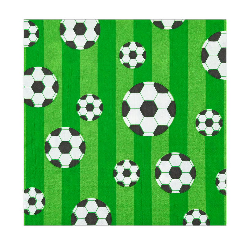 Party Napkins Football Green 20pcs