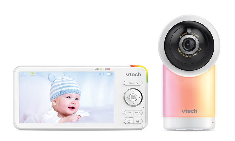 RM5766 HD Smart Video Baby Monitor 5" White