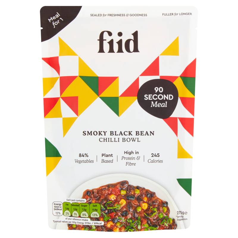 Fiid Black Smoky Bean Chilli 275G