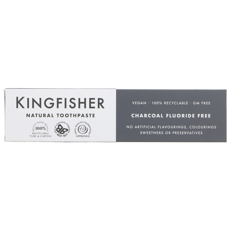 Charcoal Fluoride Free Natural Toothpaste 100ml