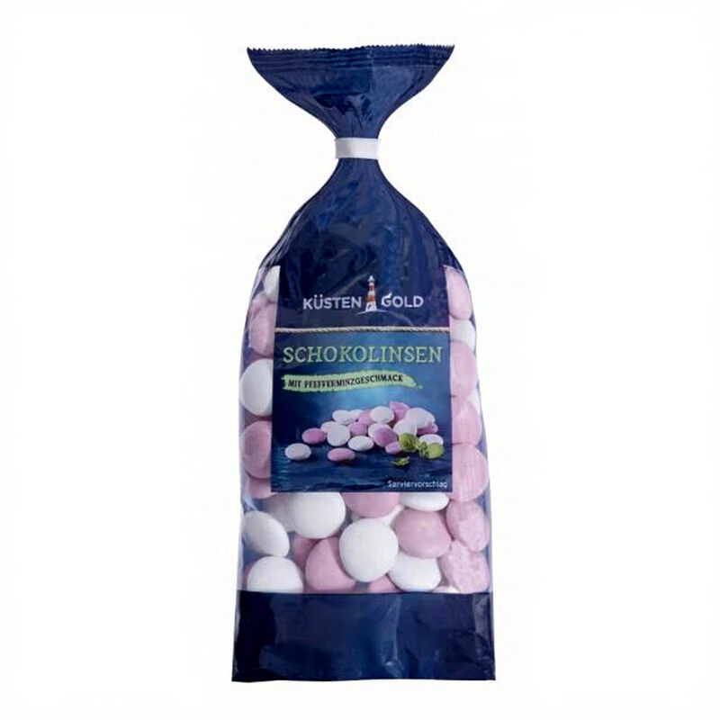 Küstengold Schokolinsen Pfefferminzgeschmack 225g