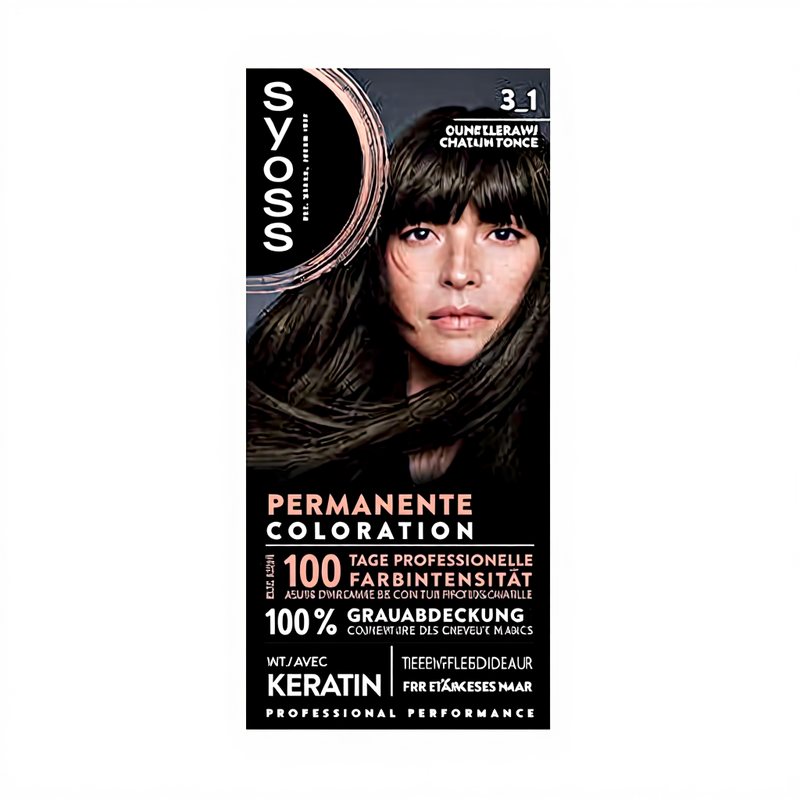 Syoss Haarfarbe 3_1 Dunkelbraun 115ml