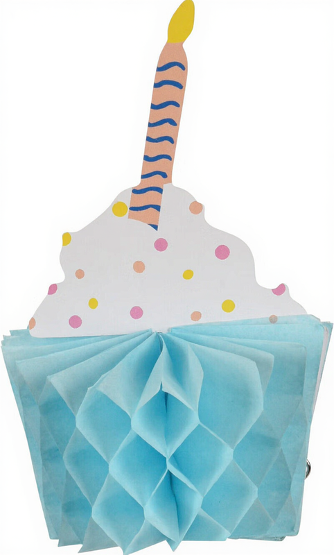 Verjaardagsdecoratie slinger - 12 cm, 6 stuks