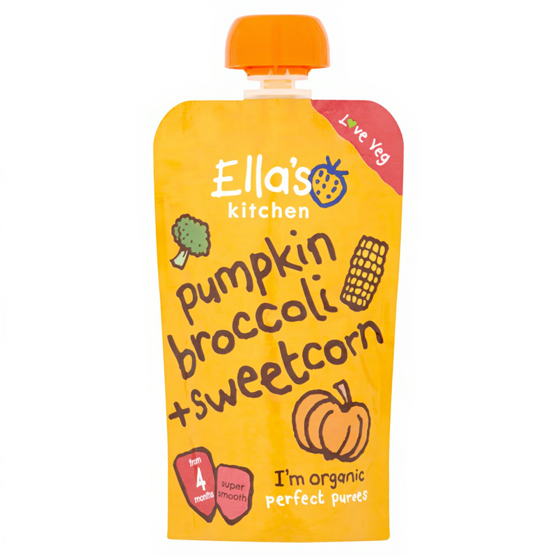 Ellas Kitchen Pumpkin, Broccoli & Sweetcorn 4+ Months 120g