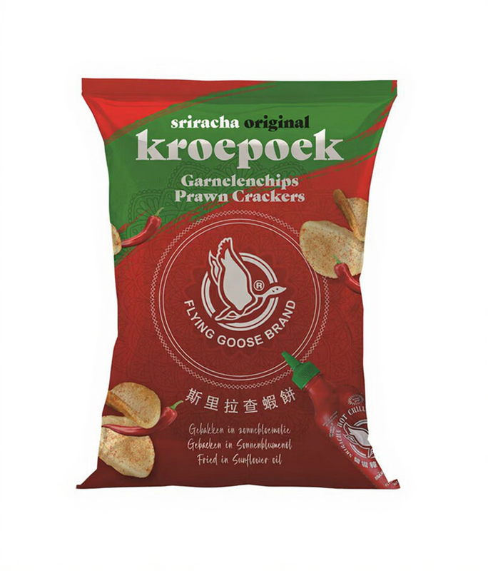 Sriracha Smaak Garnalen Chips - 80 g