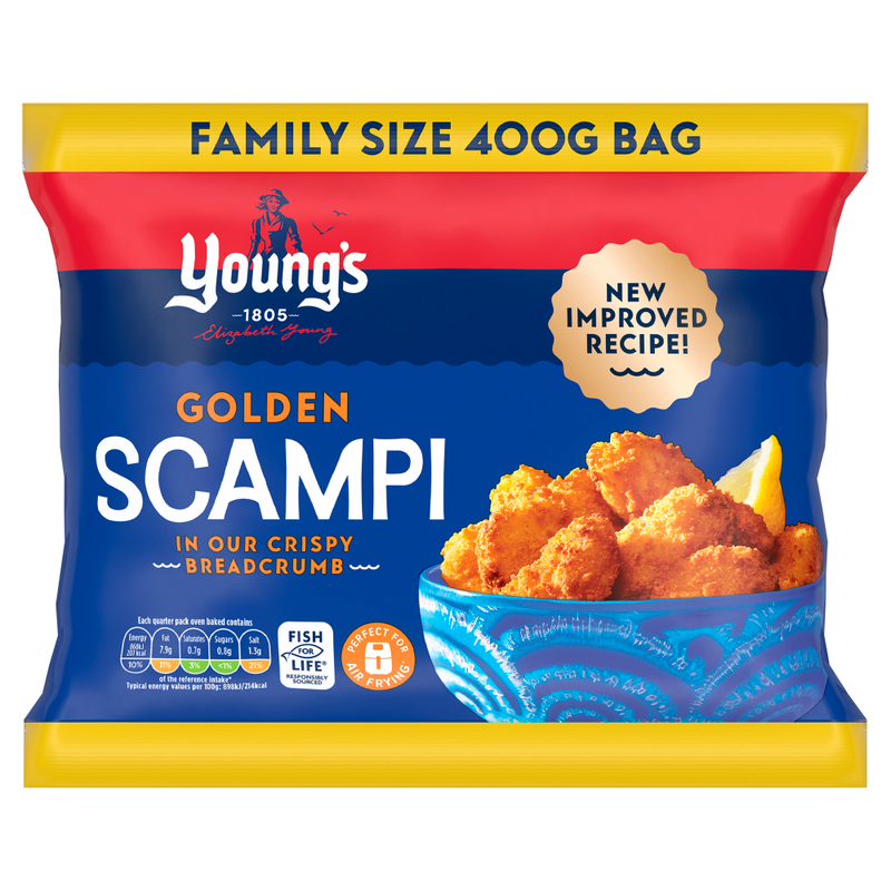 Youngs Scampi 400g