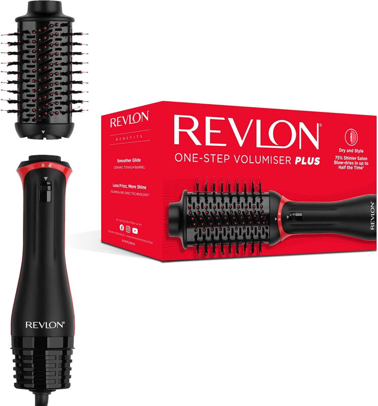 One Step Hair Brush, Hair Brush, Volumiser Plus Hot Air Styler, Hair Dryer, Dry, Volu