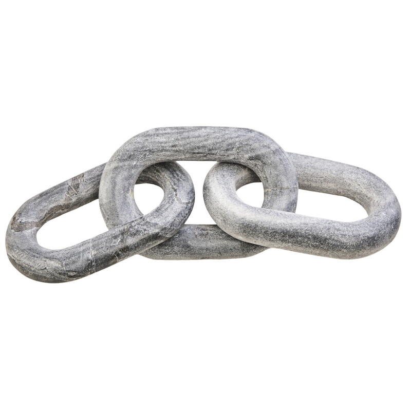 Sculpture Nason Chain Marble Grey