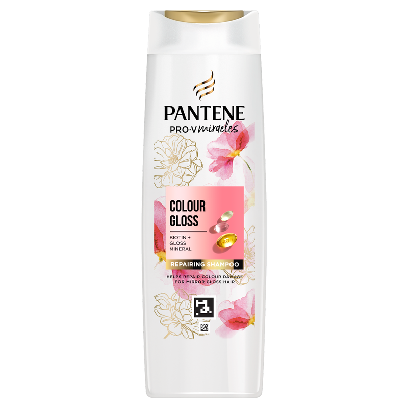 Colour Gloss with Biotin Shampoo, For Coloured Hair Helps Repair Dry Hair 400ml