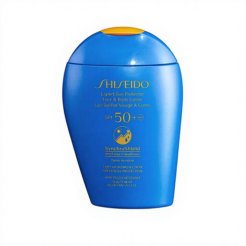 Shiseido Expert Sun Protector Lait Solaire Visage et Corps SPF 50+ 150 ml Bleu Fat Man