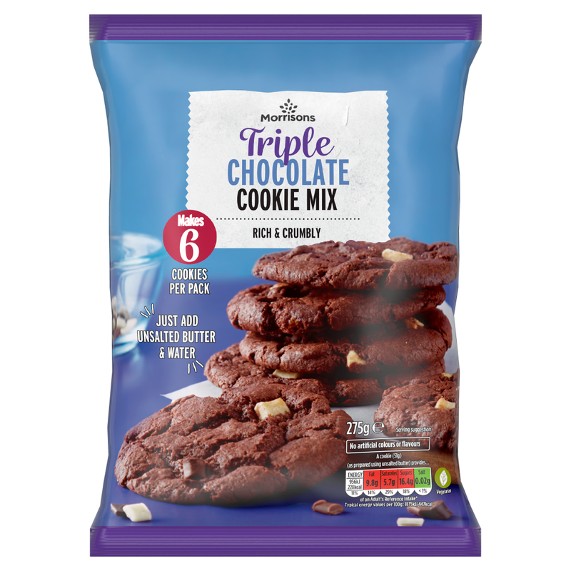 Triple Chocolate Cookie Mix 275g