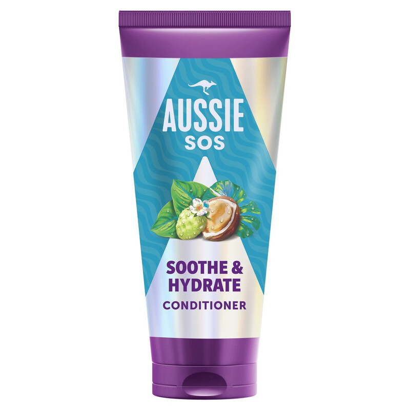 Aussie Sos Soothe & Hydrate Conditioner For Dry Thirsty Hair And Dry Scalp 200Ml