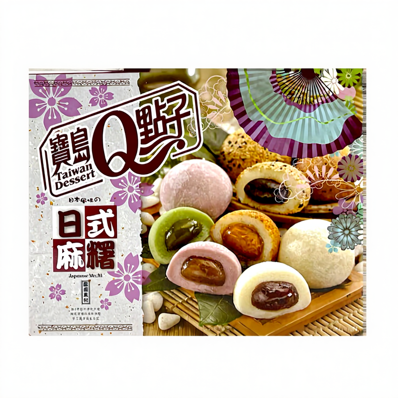 Q-Brand Japanse assorti-mochi 600 g