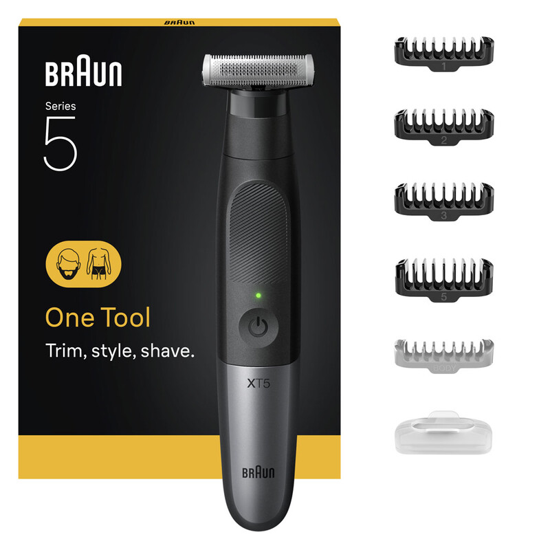 Series X, Beard Trimmer & Body Shaver For Face & Body Hair, XT5100, Top Gift Picks, V