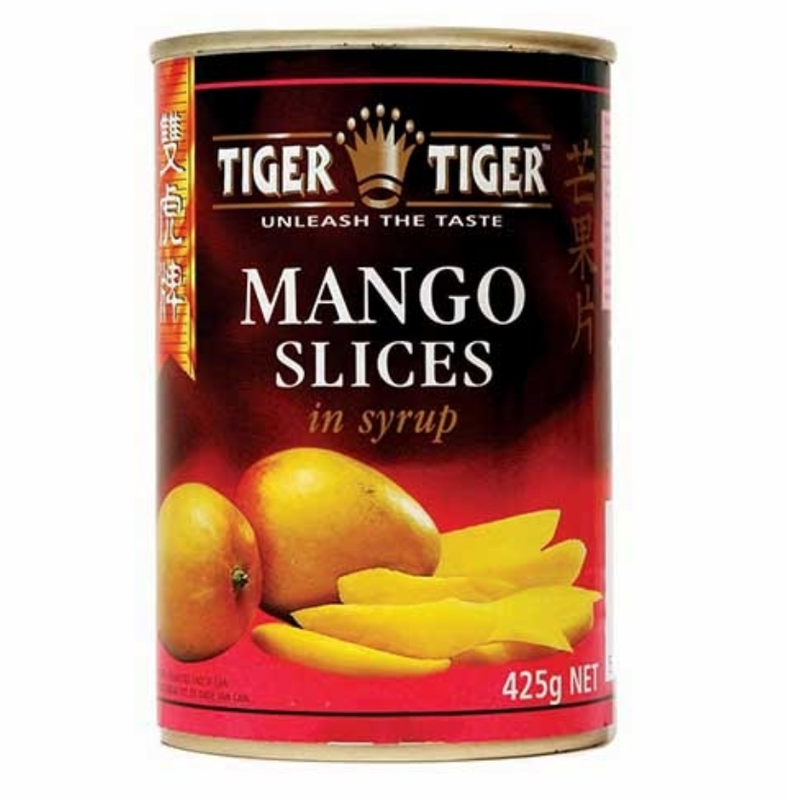 Tiger Tiger Light Mango Slices In Syrup 425G