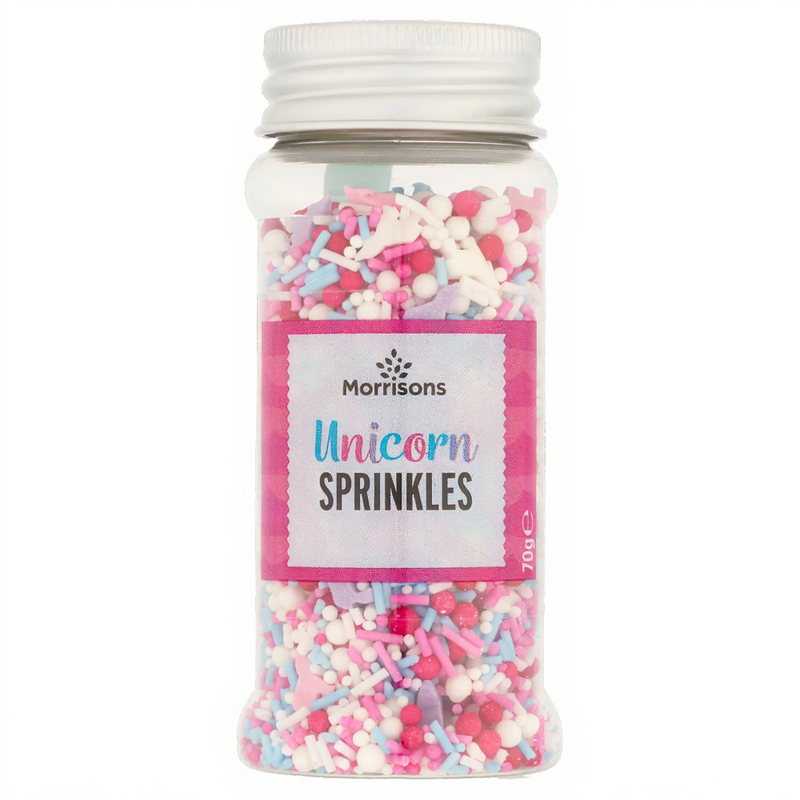 Morrisons Unicorn Sprinkles Cake Decorations 70g