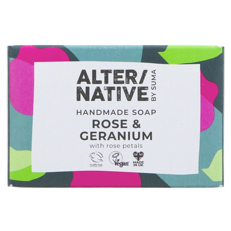 Boxed Soap Rose & Geranium 95g