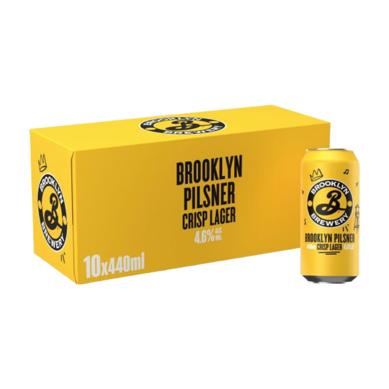 Brooklyn Brewery Light Brooklyn Pilsner 10 Pack - 4.6% 10X440ml