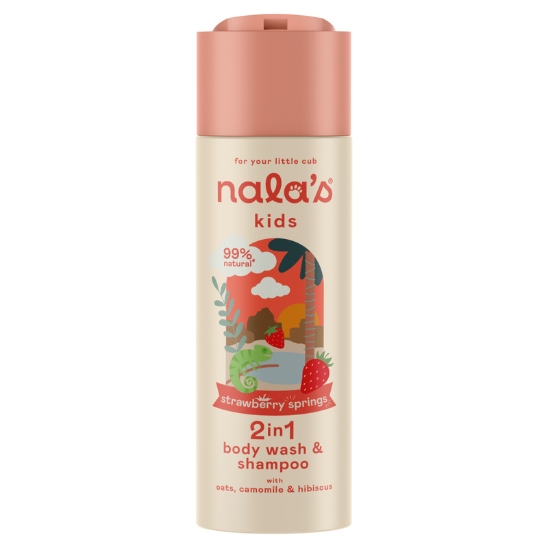 Nala's Kids 2 in1 Wash & Shampoo Strawberry Springs 200ml