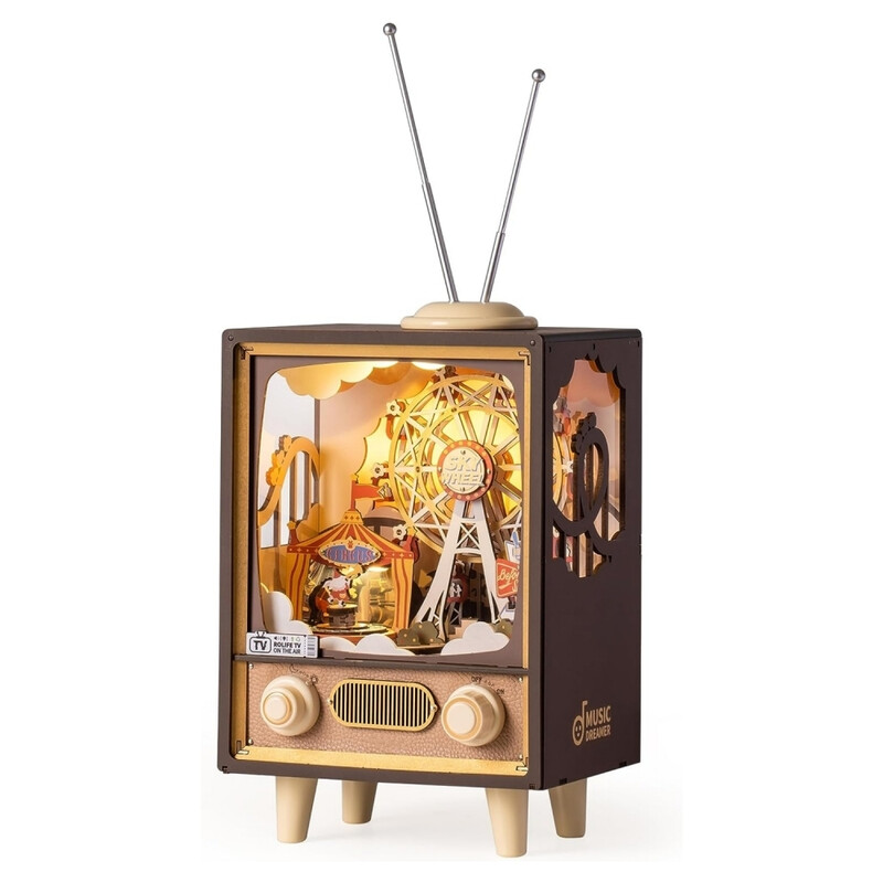 Rolife Sunset Carnival 3D Puzzle DIY Toys Kit 17.8 x 14.2 x 41.4 cm 1PC