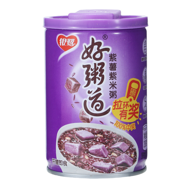 Yinlu Good Porridge Way Purple Sweet Potato & Purple Rice Congee 280g
