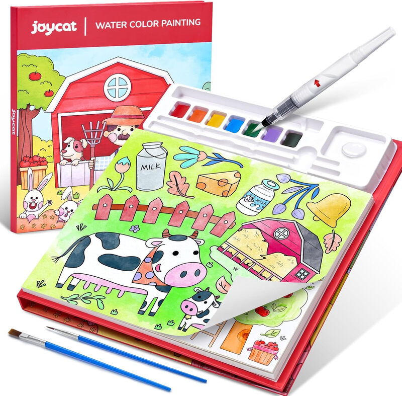 Farm Series Paint with Water Colouring Books, New Year Sale , Top gift picks